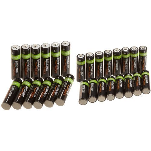 AmazonBasics Vorgeladene AA (16 Stück) + AAA (12 Stück) – Hohe Kapazität für vielseitige Anwendungen