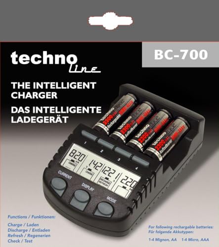 Technoline BC 700 Akku-Ladegerät - 3