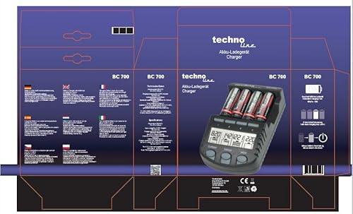 Technoline BC 700 Akku-Ladegerät - 4