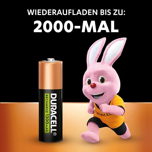 Duracell Rechargeable HR6 AA Akkus (1300mAh) 4er Pack - 2
