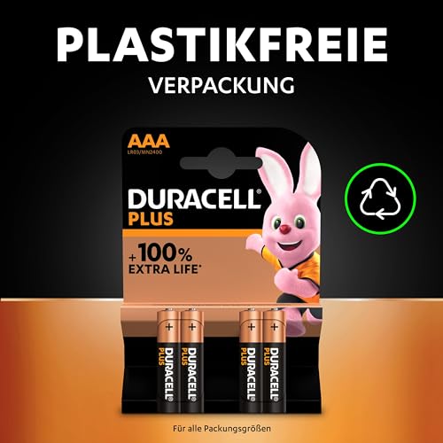 Duracell Plus Batterien AAA, 24 Stück, langlebige Power, AAA Batterie für Haushalt und Büro - 6