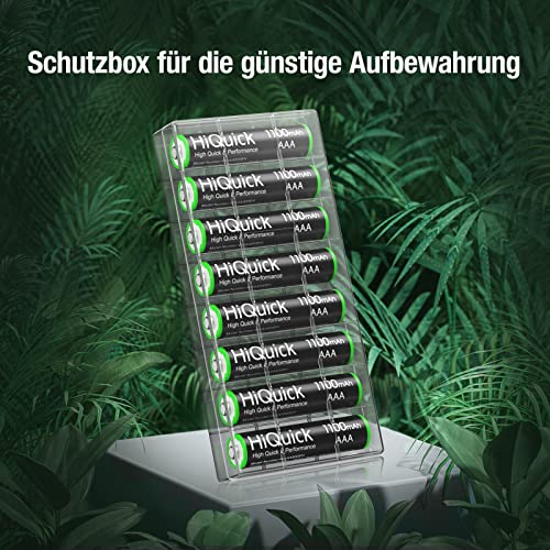 HiQuick Micro AAA Akku 1100mAh – 8 Stück - 7