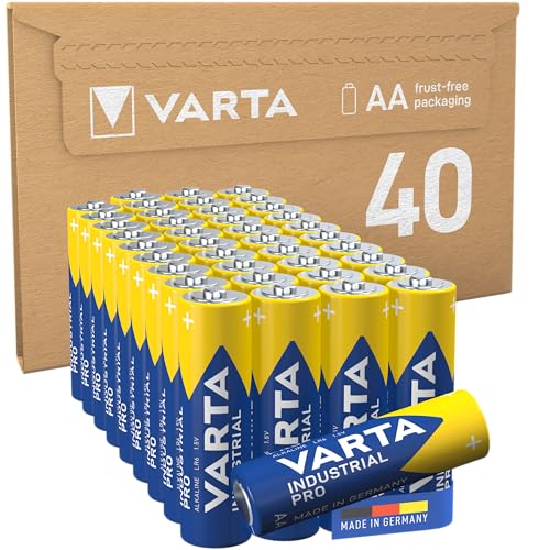 VARTA Batterien AA, Industrial Pro, 40 Stück