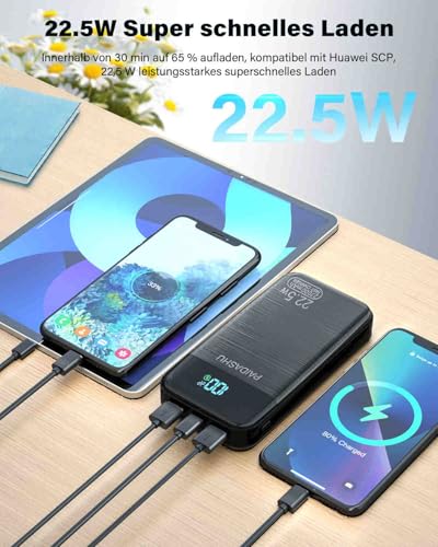 Power Bank 27.000mAh 22,5W Externer Handyakku - 3