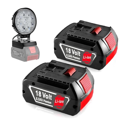 2X 18V 8000mAh Ersatzakku für Bosch