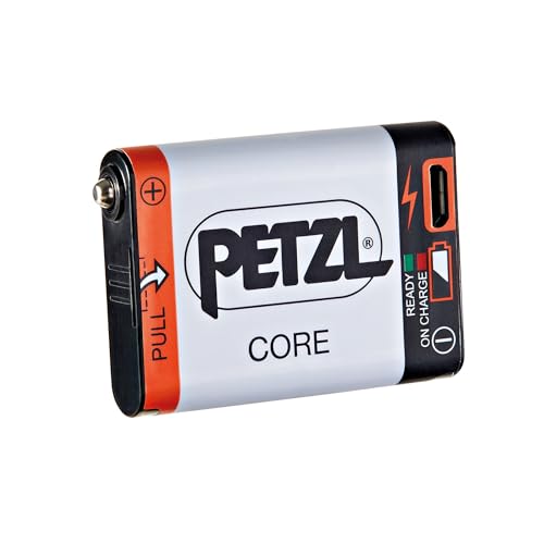 PETZL Batterie CORE – Unisex, Schwarz