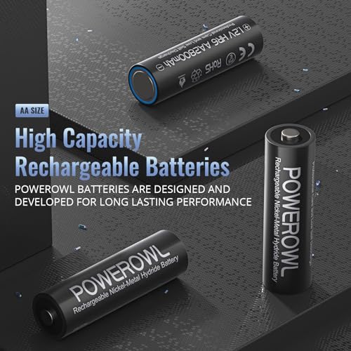 POWEROWL AA Akku 2800mAh, wiederaufladbare 16 Stück - 2