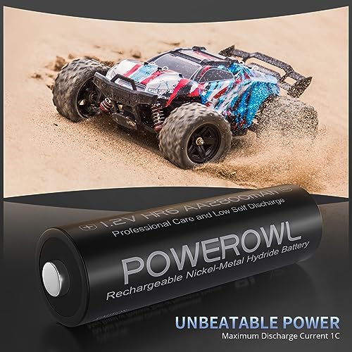 POWEROWL AA Akku 2800mAh, wiederaufladbare 16 Stück - 6