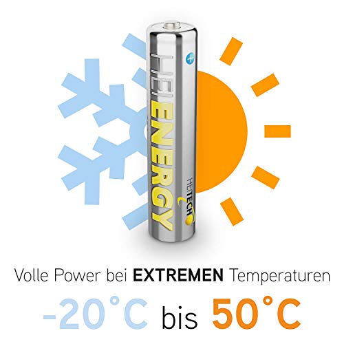 Heitech NiMH-Akku vorgeladen HR03/Micro/AAA, 800 mAh, 1,2 V, Wiederaufladbar, 04002190 - 3