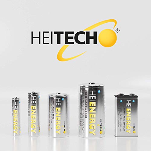 Heitech NiMH-Akku vorgeladen HR03/Micro/AAA, 800 mAh, 1,2 V, Wiederaufladbar, 04002190 - 5