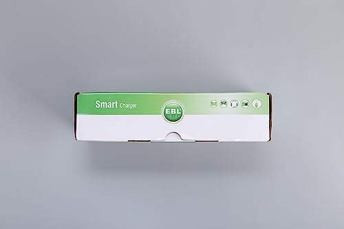 EBL AA AAA Smart charger Akku Ladegerät (8x Stecker) für Ni-MH Ni-Cd Mignon AA/Micro AAA - 11