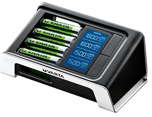 Varta LCD Ultra Fast Ladegerät für bis zu 4 AA/AAA (inkl. 4x AA 2400 mAh) schwarz - 5