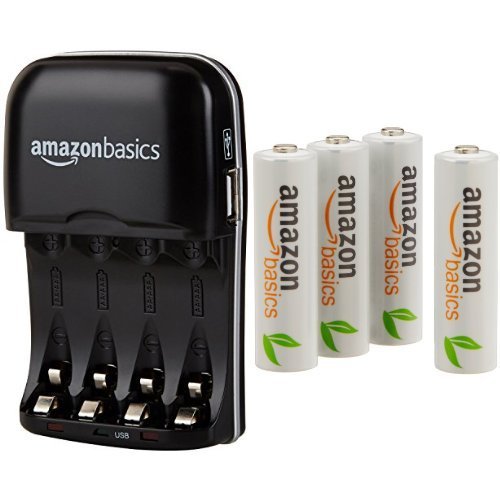 AmazonBasics Batterieladegerät für Ni-MH AA/AAA Akkus – Praktisch und benutzerfreundlich